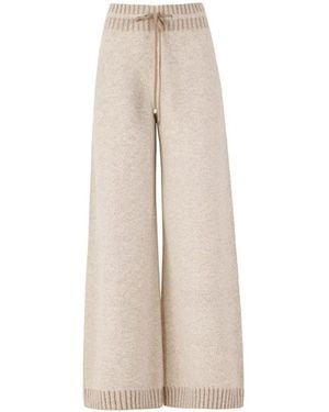 D.exterior Chalk Wool Pants - Natural