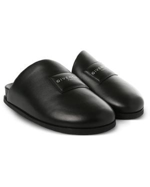 Givenchy Leather Mules - Black