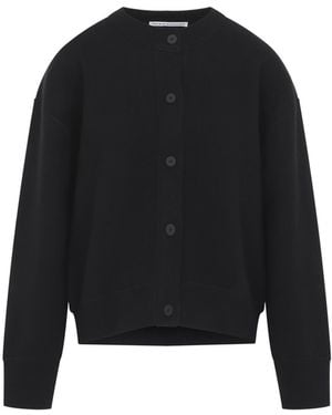 Studio Nicholson Arvine Crewneck Cardigan - Black