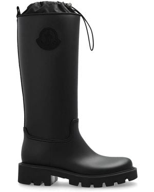 Moncler Kickstream High Rain Boots - Black