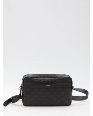 Celine Messenger Bag Made Of Calf Leather - Black