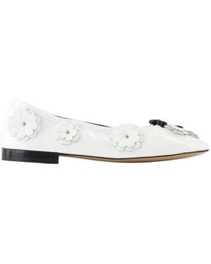 Cecilie Bahnsen Brielle Ballerinas - White