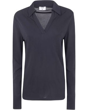 Filippa K Crepe Jersey Shirt - Blue