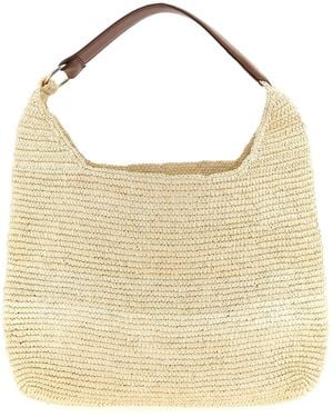 Maison Michel 'Cristiana' Shoulder Bag - Natural