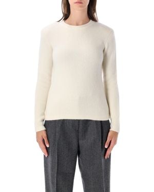 TOTEME Structured Crew Knit - White