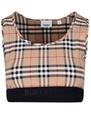 Burberry Printed Stretch Nylon Top - Multicolour