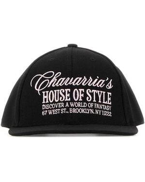 Willy Chavarria Chavarria House Of Style Cap - Black