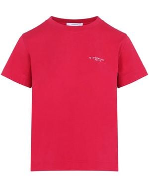 Givenchy Lipstick Slim-Fit T-Shirt - Pink