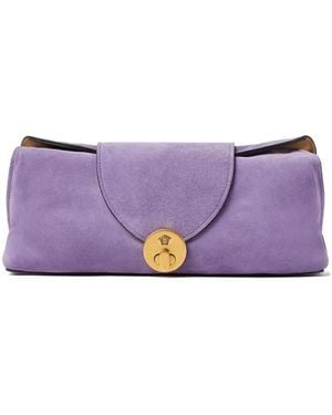 Versace Clutch Calf Leather - Purple
