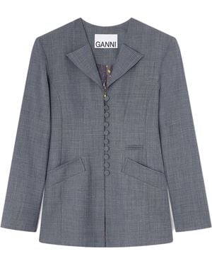 Ganni Blazer - Blue