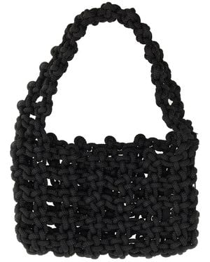 Kara Knot Shoulder Bag - Black