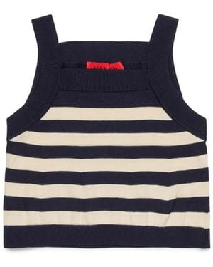 MAX&Co. Max&Co. Tops With Logo - Blue