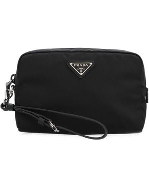 Prada Re-Nylon Clutch - Black