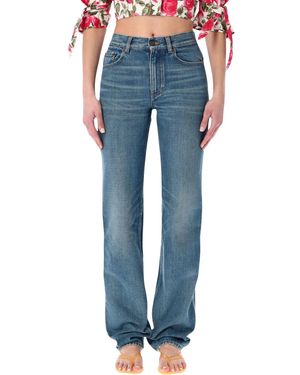 Chloé Straight Denim Jeans - Blue