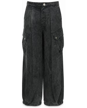 Pinko Cupro Viscose Pants - Black