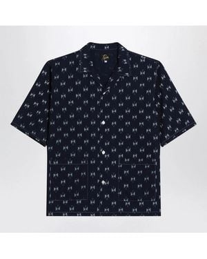 Needles Denim Shirt With Bow Ties - Blue