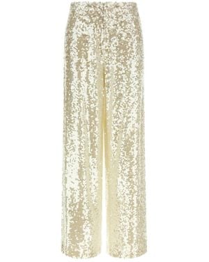 Alberta Ferretti Sequin Pants - White