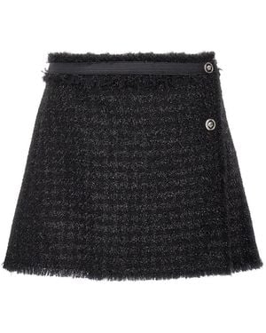 Versace Lurex Skirt - Black