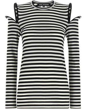 Junya Watanabe Sculptural Shoulder T-Shirt - Black