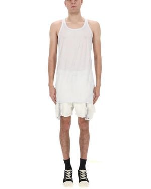 Rick Owens Temple Loose Tank Top - White
