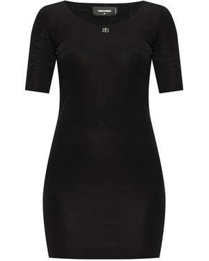 DSquared² Polyester Blend Suit - Black