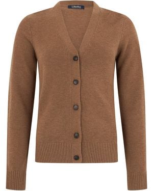 Max Mara S Max Mara Wool Cardigan - Brown