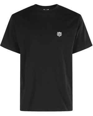 KENZO "Gots Happy Tiger" Embroidered Classic Tshirt - Black