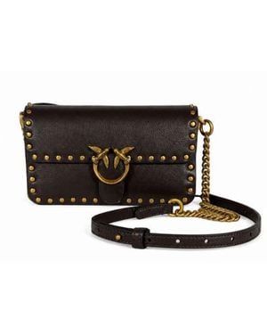 Pinko Leather Bag - Black
