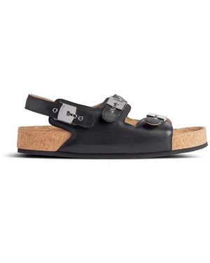 Balenciaga Calf Leather Sandals - White