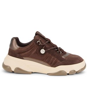 Pinko Sneakers With High Sole - Brown