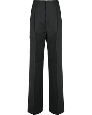 Alberta Ferretti Wool Pants - Black