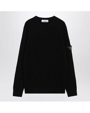 Stone Island Wool Jumper - Black