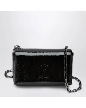 Christian Louboutin Loubi 54 Large Flap Shoulder Bag - Black