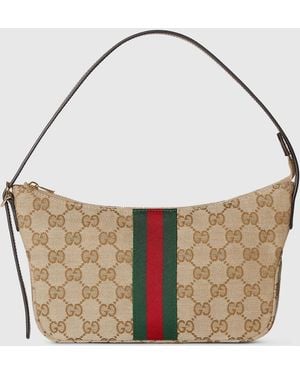 Gucci Lunetta Small Crossbody Bag - Brown