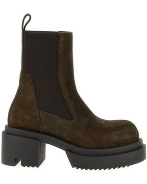 Rick Owens 'Beatle Bogun' Ankle Boots - Black