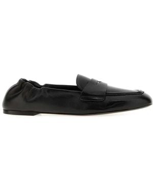 Stuart Weitzman Bryant Leather Loafers - Black