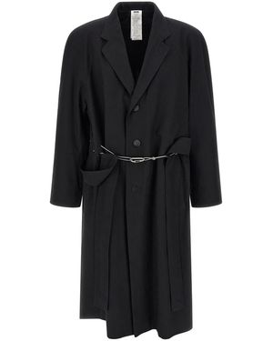 Magliano 'Raglan Chic Realease' Trench Coat - Black