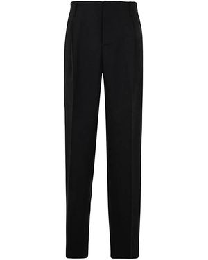 Versace Stretch Wool Pant - Black