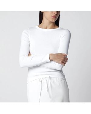 Flore Flore Max Organic Cotton Long-Sleeve T-Shirt - White