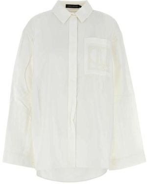 Camilla & Marc Poplin Winslow Oversize Shirt - White