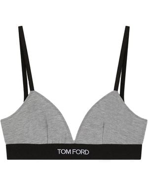 Tom Ford Bra With Logo - Black