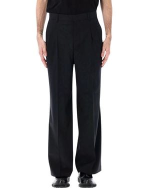 Ami Paris Double Pleat Pants - Black