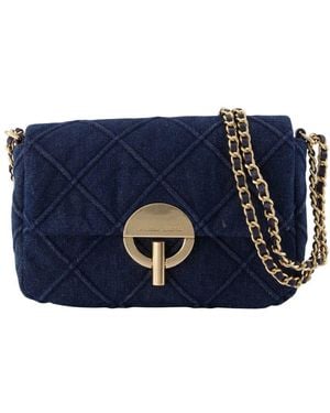 Vanessa Bruno Moon Moyen Shoulder Bag - Blue