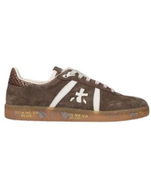 Premiata Rubber Fabric Shoes - Brown