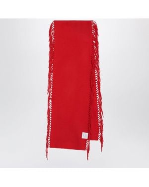 TOTEME Wool And Cashmere Scarf - Red