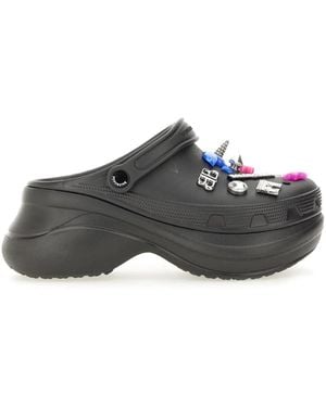 Balenciaga "Crocs Jibbitz" Sabot - Grey