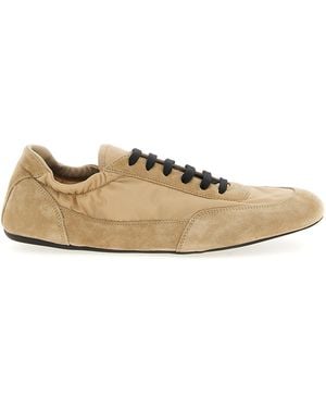 Prada Polyamide Athletic Trainers - Natural