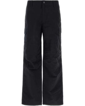 Burberry Midnight Blue Nylon Cargo Pant - Black