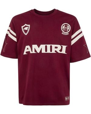 Amiri Sport Oversized" Tee - Red