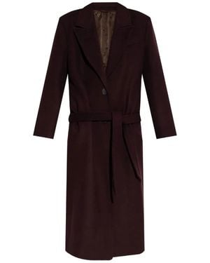 The Attico Long Coat - Purple